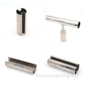 Stainless steel flat oval tube for handrail